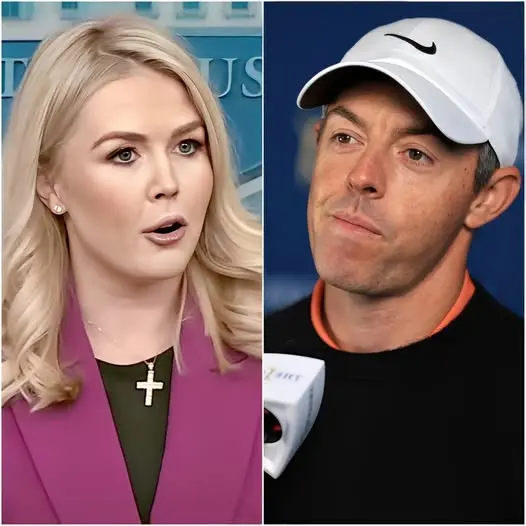Cover Image for “YOU NEED TO BE SILENT!”🔴 Karoline Leavitt’s Tweet Against Rory McIlroy Backfires Spectacularly as He Reads Every Word on Live TV, Turning the Nation’s Eyes and Leaving the Studio in Absolute Silence!!