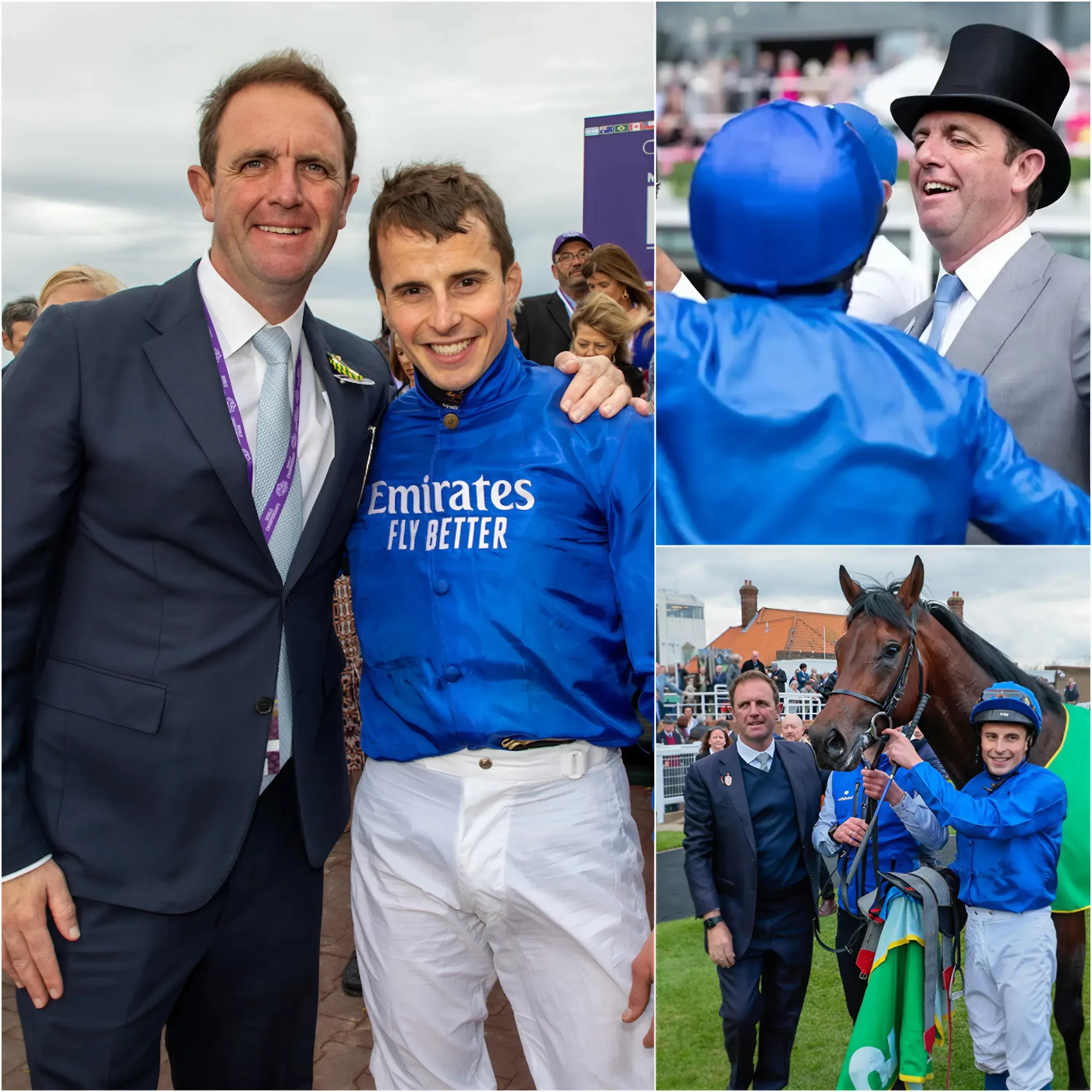 Cover Image for “For me, he is not only a coach, but also a second father!” ❤️ William Buick emotionally expressed the important role of coach Charlie Appleby in his career and personal development journey. The biggest challenge: convincing this legend to stay for at least one more season! And Charlie Appleby’s answer made fans burst into emotions👇👇