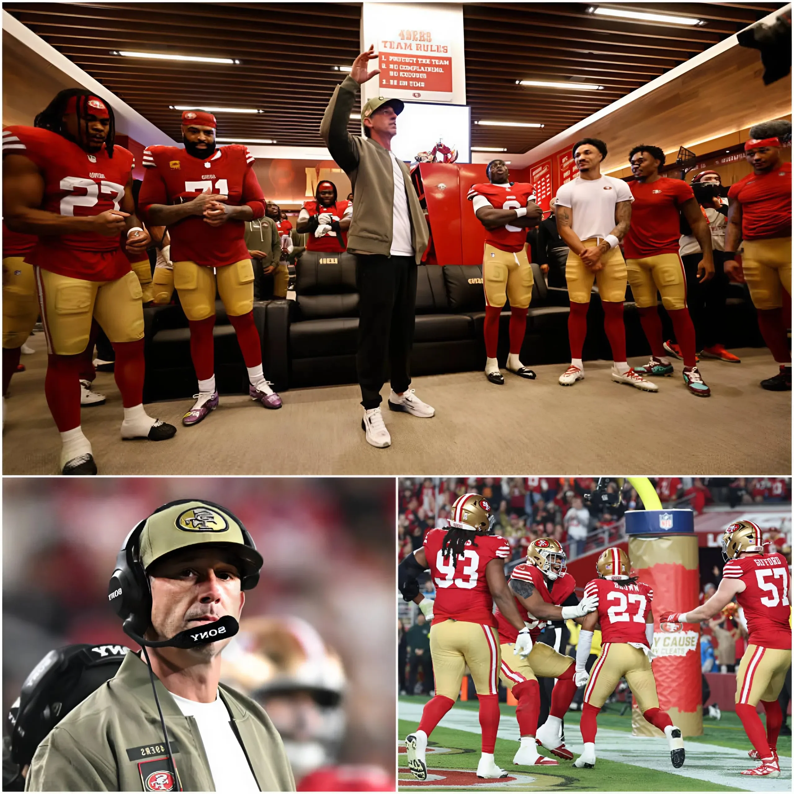 Cover Image for BREAKING NEWS: San Francisco 49ers Locker Room Explodes as 2 Players Are Immediately Suspended After Publicly Defying Kyle Shanahan — Coach Issues Chilling Warning. Tensions erupted in the San Francisco 49ers locker room this week as several players were reported to have openly expressed disobedience and dissatisfaction with head coach Kyle Shanahan. Sources say Kyle Shanahan took immediate action, suspending 2 players on the spot to set an example for the entire team.